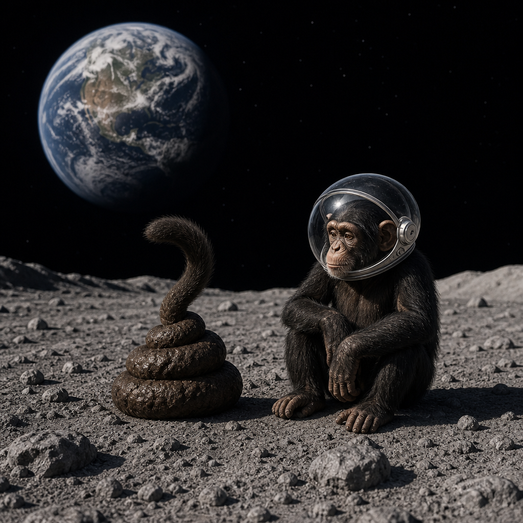 ApeShit on the moon